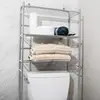 Over-the-toilet metal storage rack – 23.5”L x 70.5”H, silver 6
