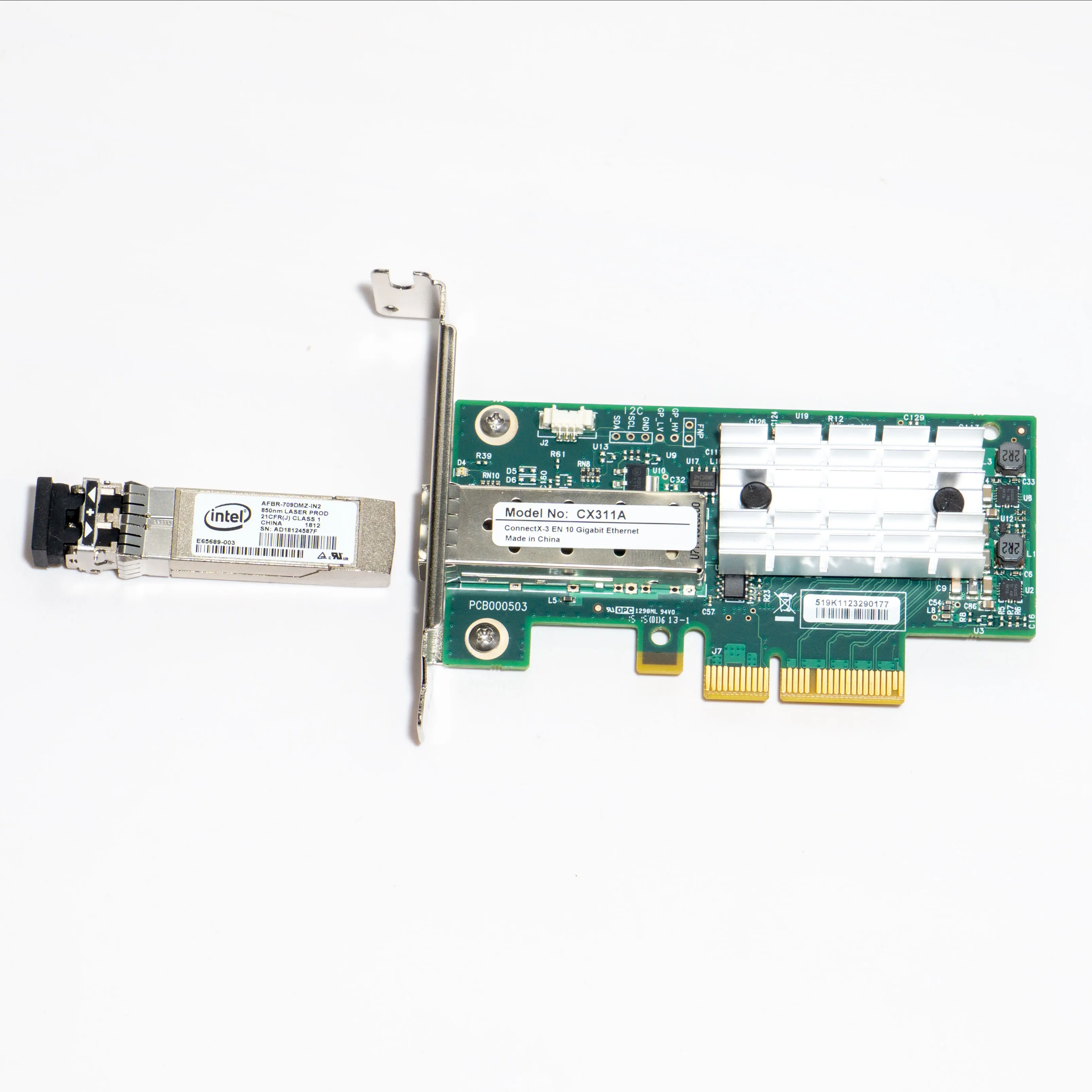 Conector Cx311a Ethernet en 10g 10 Gbps Sfp Mais Pcie Nic Mellanox-mcx311a-xcat - Imagem 6
