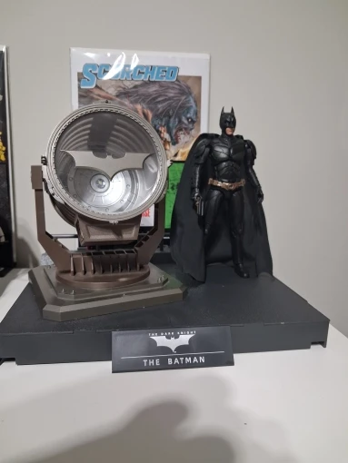 The Batman Bat-Signal DARK KNIGHT TRILOGY DC 1:12 Deluxe Edition Action Figure Justice League Model Toys Gift
