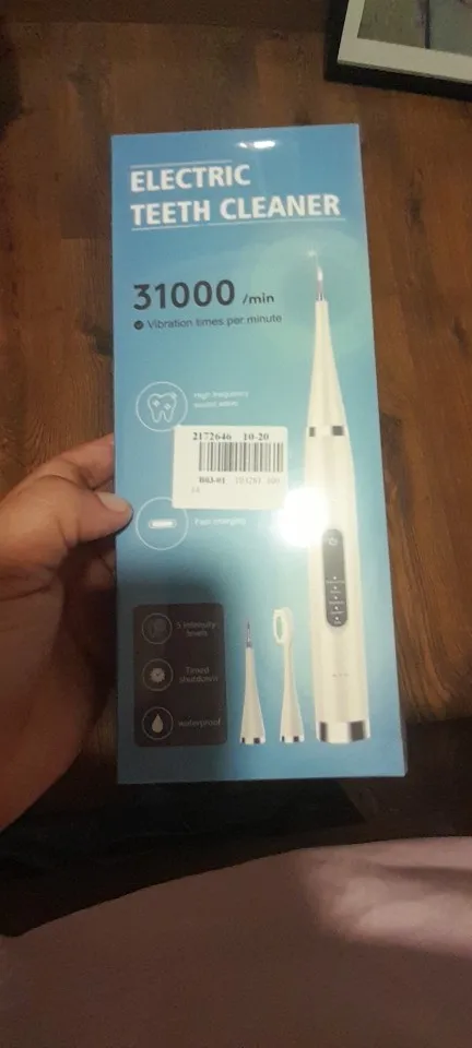 Electric Teeth Whitening Dental Calculus Scaler Plaque Coffee Stain Tartar Removal High Frequency Sonic Toothbrush Teeth Cleaner photo review