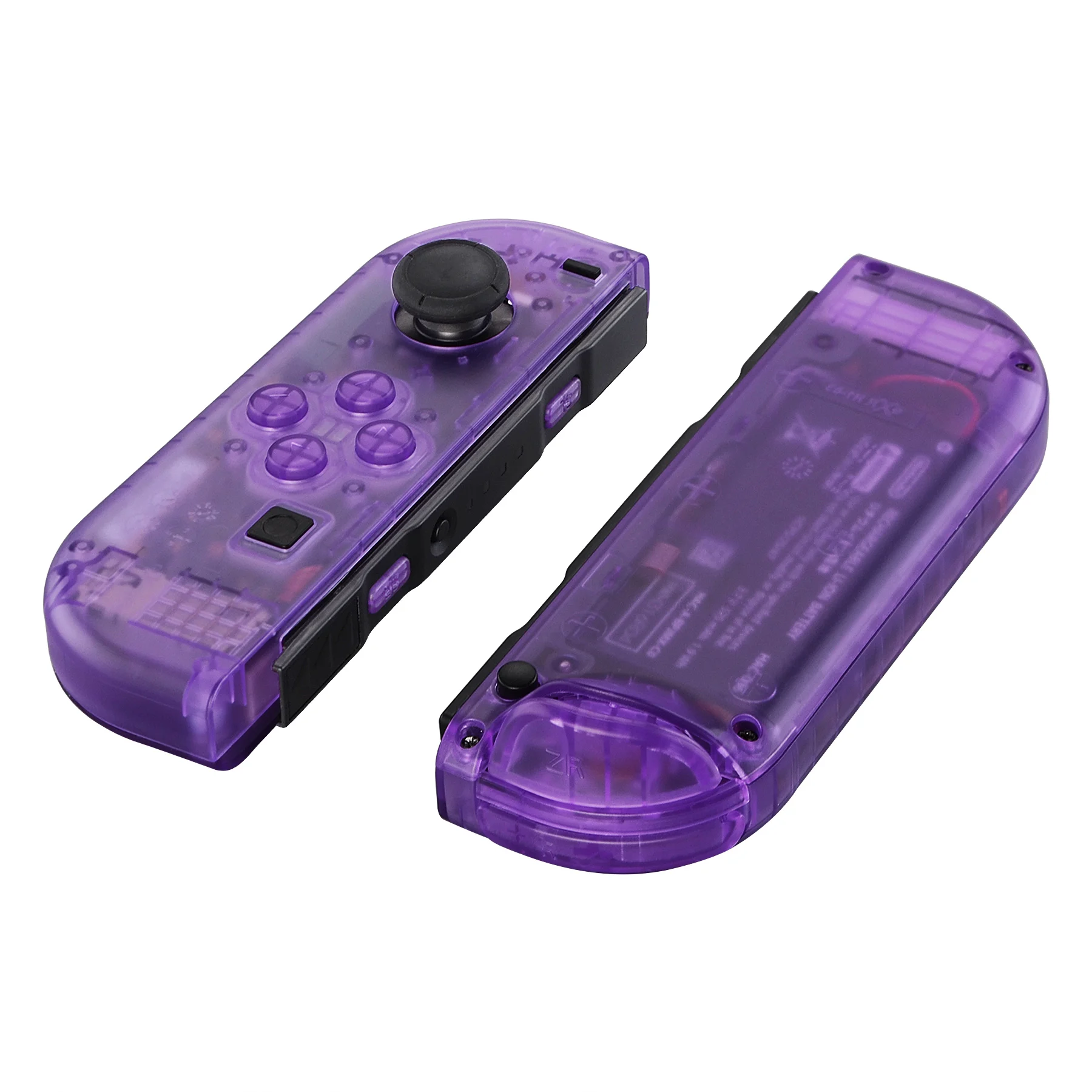 Extremerate-shell Habitação Personalizada para Nintendo Switch Controlador Joycon Oled Tampa Roxa Atômica Clara com Botões Conjunto Completo - Image 5