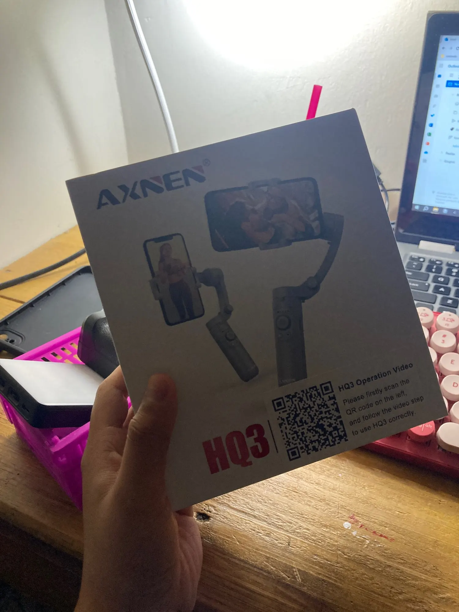 HQ3 3-Axis Gimbal Anti-Shake Stabilizer for Smartphone photo review