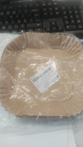 50/100/200pcs Disposable Air Fryer Paper Round/Square Special Paper Food Silicon Oil Paper Air Fryer Liners Baking Paper photo review