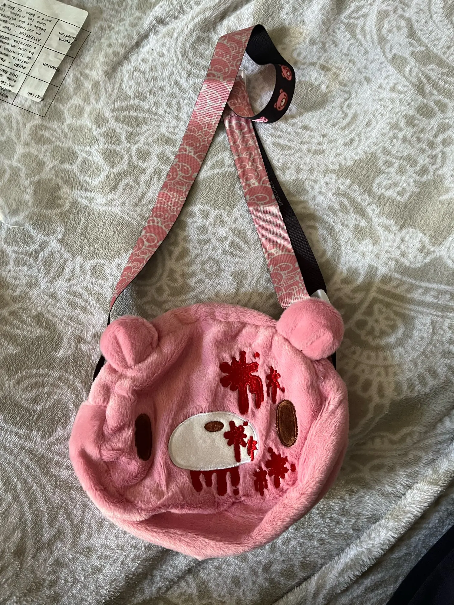 Gloomy Bear Plush Bag - Cutecore Aesthetic photo review