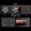 Nail Metal Frame Slice Sparkle Curve Mold Shaping Tool Clear Silicone Heart Shape Stick Stud Lamination Manicure Nail Art Tools 1