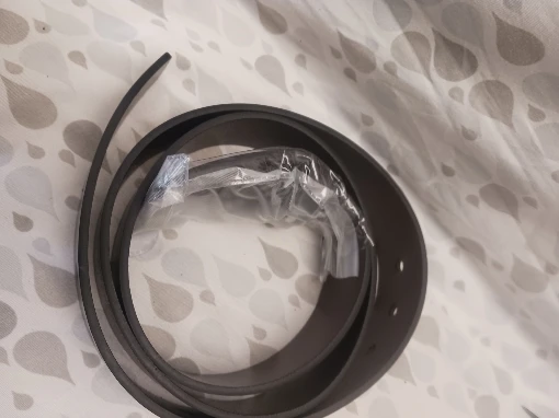 MIDNIGHT SOVEREIGN™ – Black Buckle Genuine Leather Belt photo review