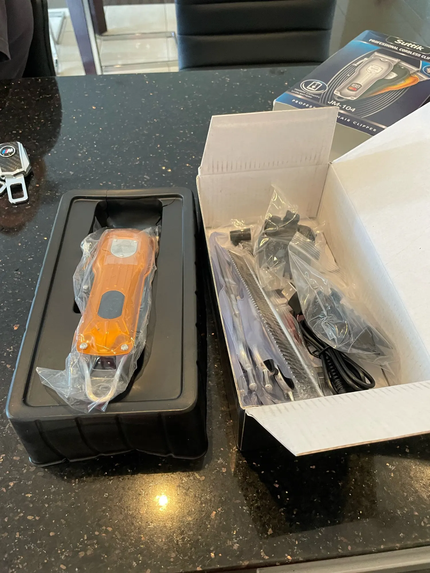 Professional Dog Hair Clipper All Metal Rechargeable Pet Trimmer Cat Shaver photo review