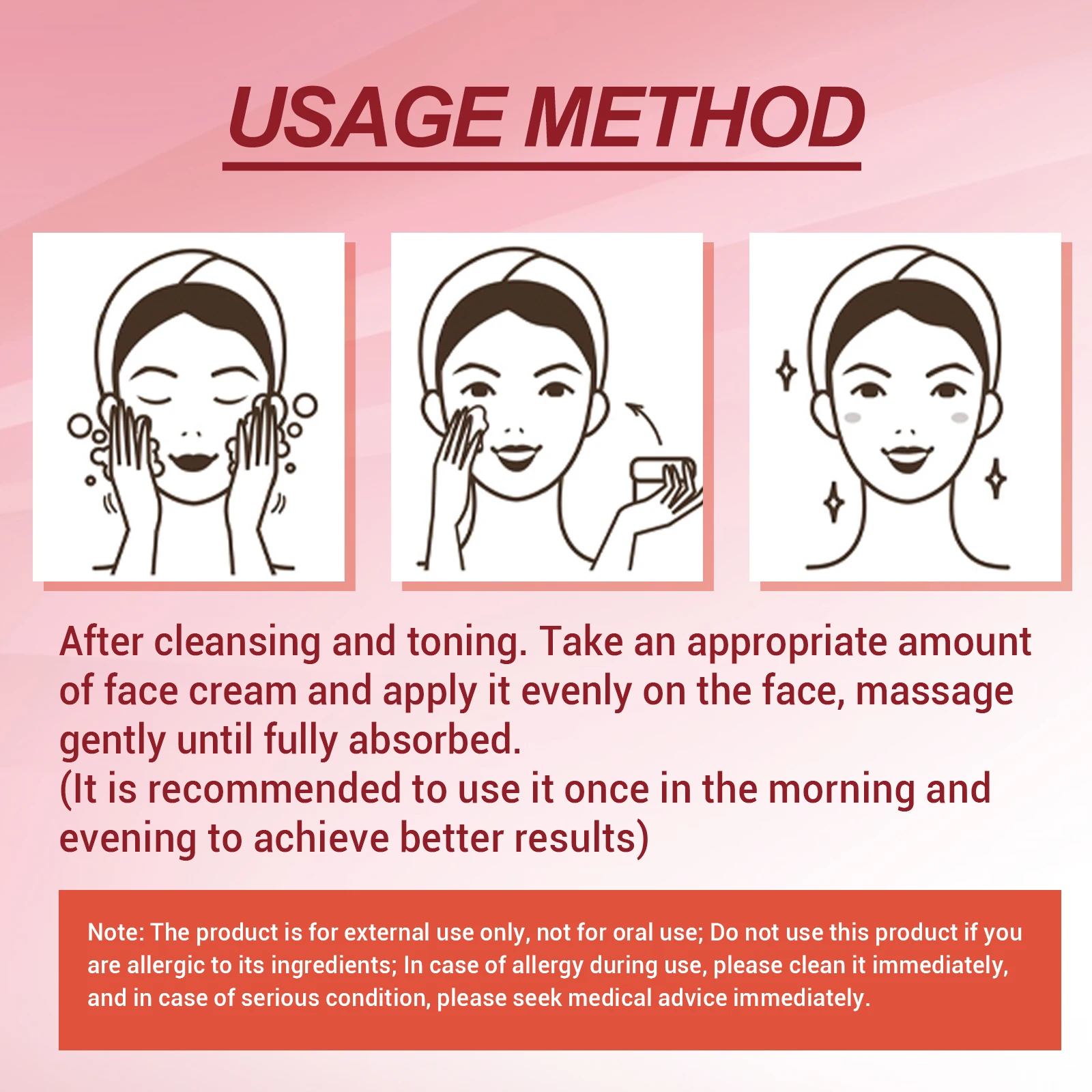 EELHOE Retinol Face Cream Deeply Nourishing Fade Fine Lines Brightening Skin Tone Smoothing Reduce Dryness Softening Face Cream