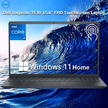Dell Inspiron 3530 15.6" FHD Touchscreen Laptop,Intel Core i7-1355U,Up to 64GB RAM,4TB SSD,Numeric Keypad,WiFi 6,Win 11,Black