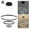 Warm Light LED Pendant Chandelier Adjustable Indoor Lighting High Brightness Decor Ornament for Dining Bar Living Room Shop 1