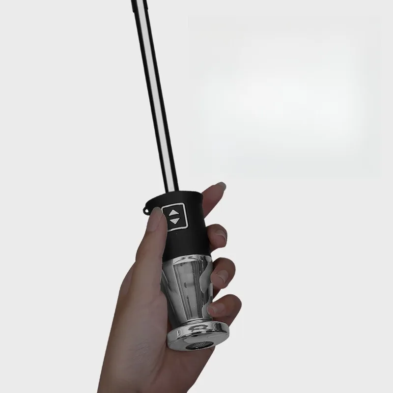 10 Bone Silver Plated Fully Automatic Three-fold Umbrella Sunny Rainy Dual-purpose Sunscreen Umbrella for Mercedes-Benz BMW Audi