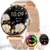 【 Amoled 】 2025 Women'S Smart Watch, 1.43 Hd Screen, Ip68 Waterproof Sports Fitness Watch, With Heart Rate, Suitable For Android 1