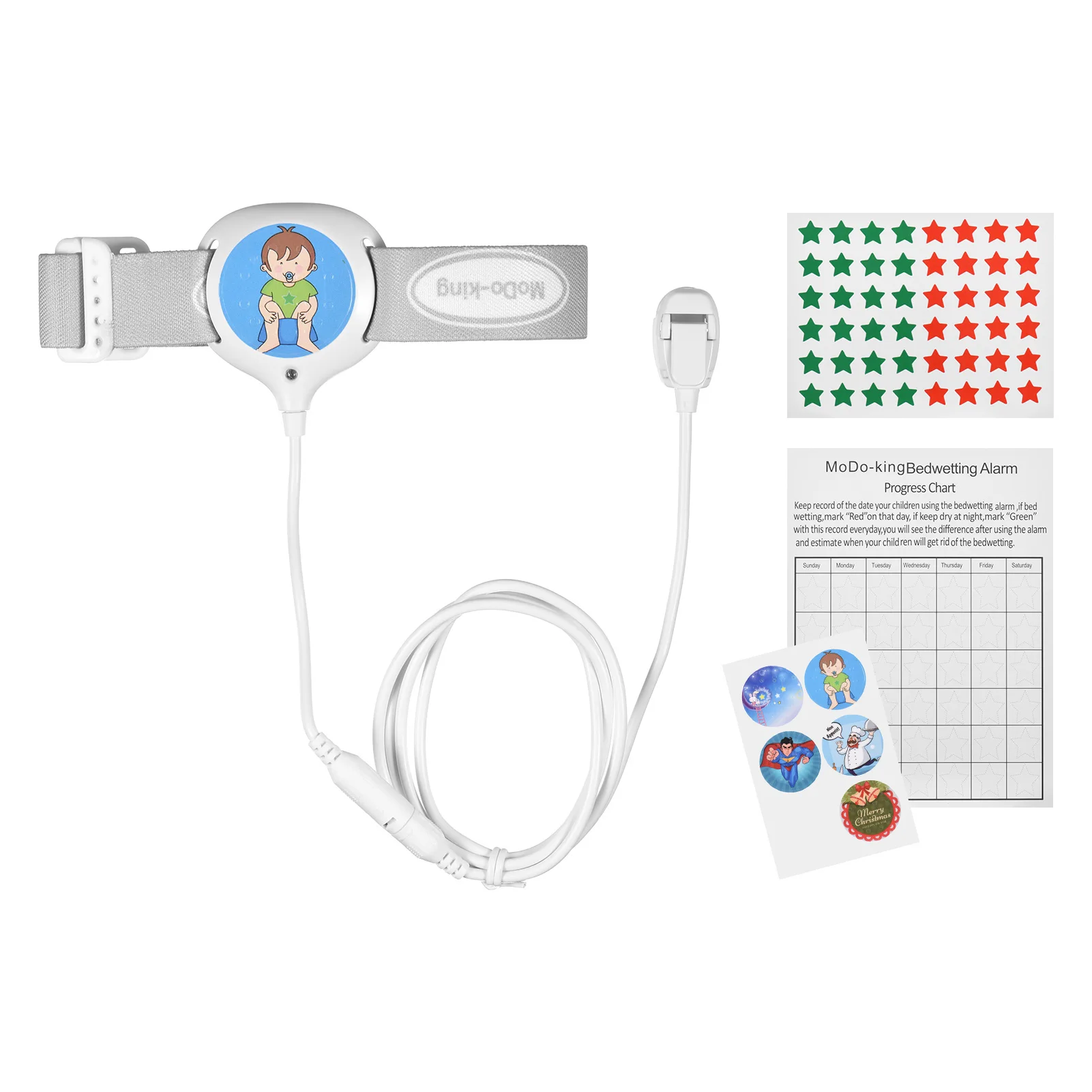 Bedwetting Sensor Alarm Professional Arm Wear Bedwetting Sensor Alarm Baby Toddler Adults Potty Training Wet Reminder Sleeping Enuresis Plaswekker