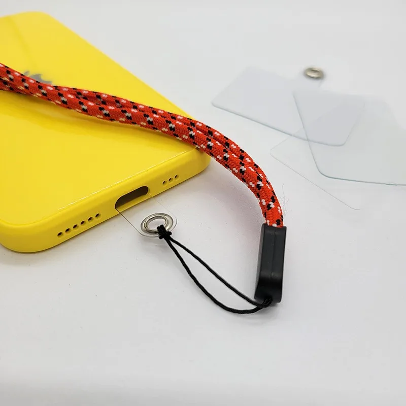 1/3/5/10 Pcs Mobile Phone Lanyard Patch Male Anti-lost Fixed Card Shell Connection Pendant Without Lanyard Hole Transparent Clip