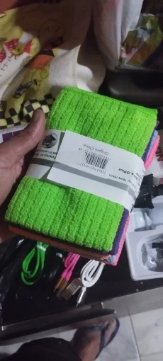 Pano Microfibra Automotiva Flanela Anti-risco 30x30 (5 Uni) - Neverdie Store photo review