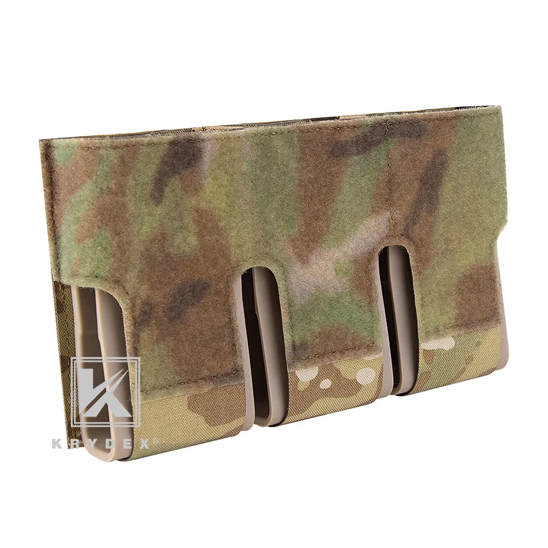 KRYDEX KTS Triple 5.56 Magazine Pouch M4 AR15 Mag Front Flap Hook and Loop Insert MP2 For FCPC FCSK JPC Hunting Vest Gear 5