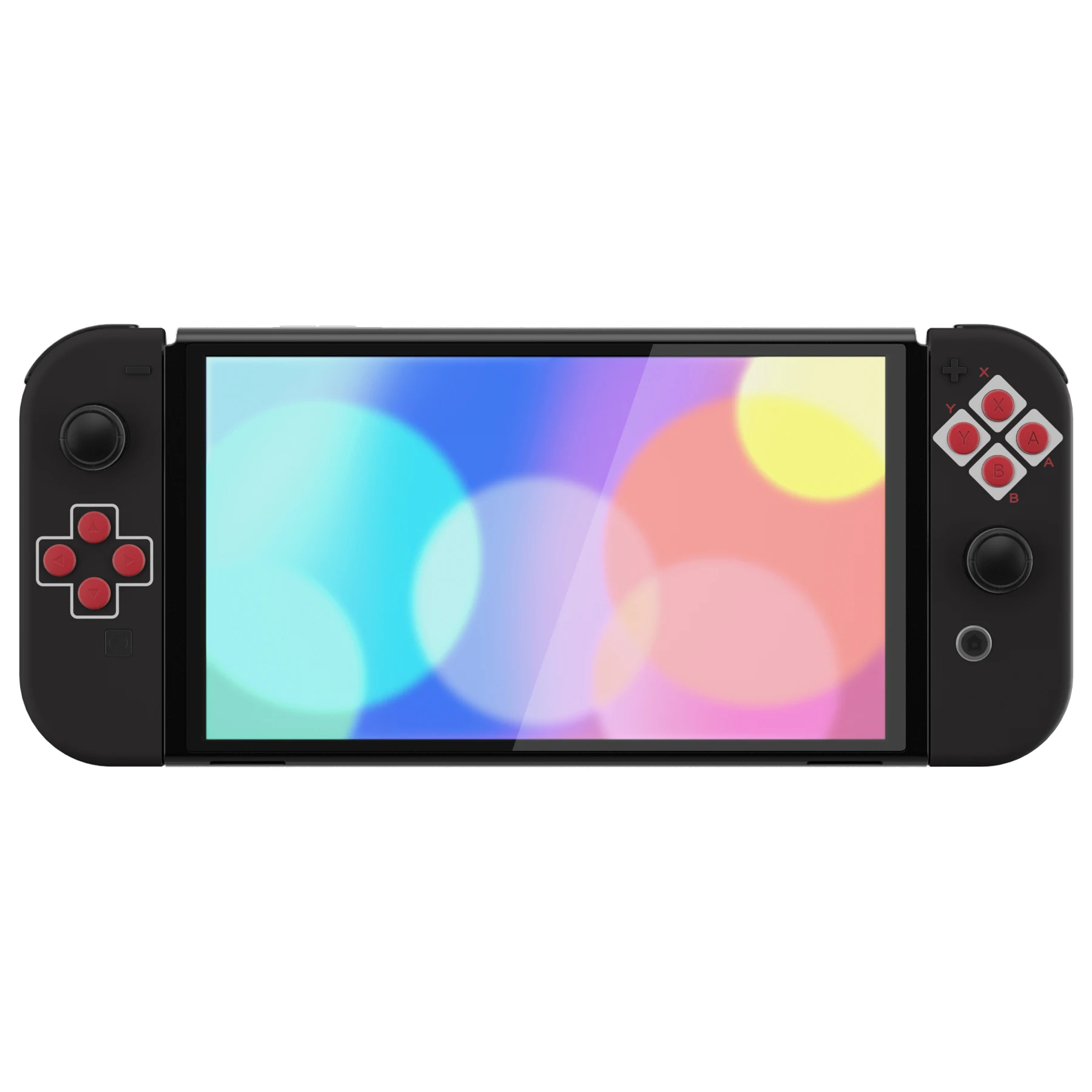 Extremerate-custom Conjunto Completo Shell para Nintendo Switch Placa Traseira de Substituição Metal Kickstand Joycon Habitação Botões para Oled - Image 6