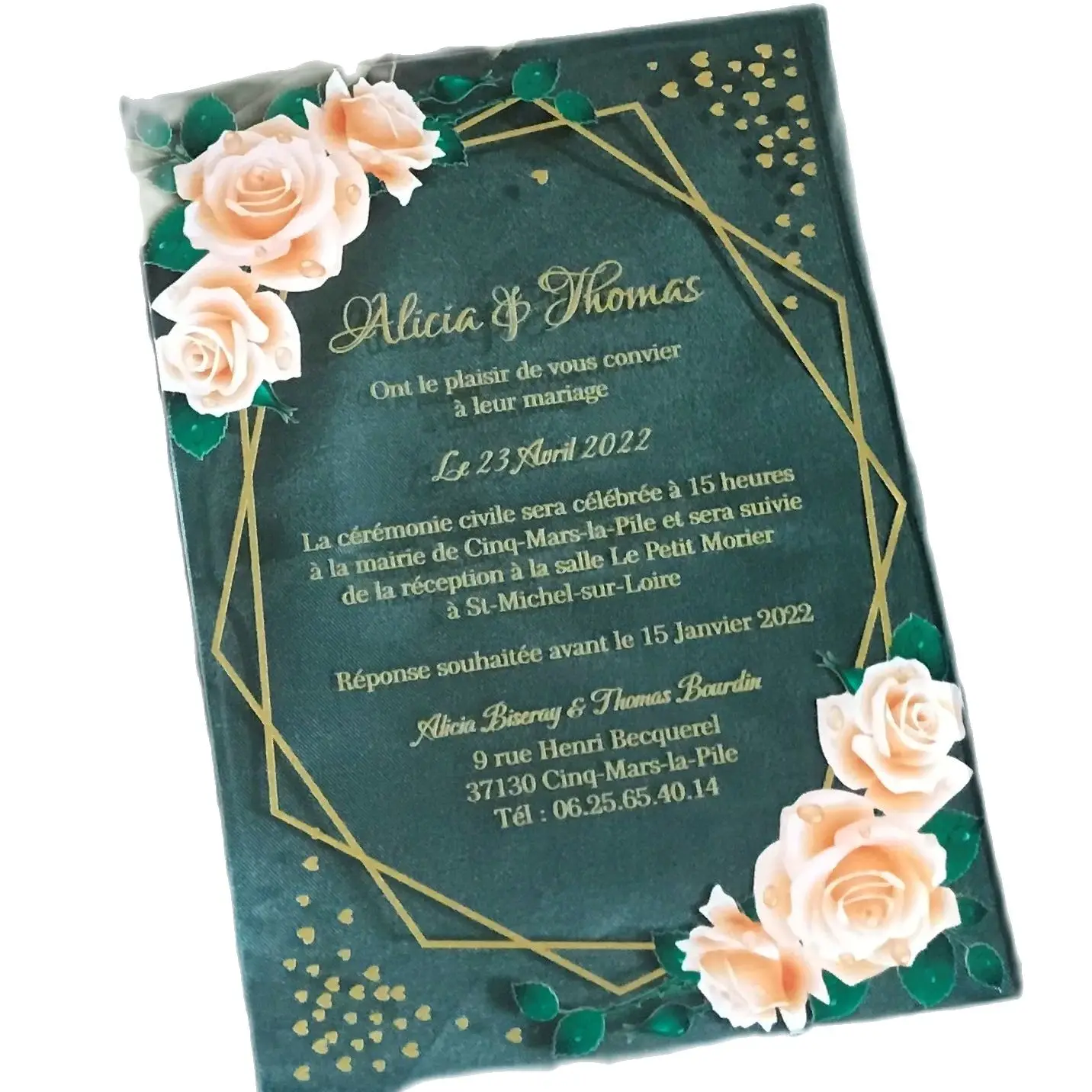 

Приглашение на свадьбу в виде Розы, 10 шт. акриловых свадебных приглашений на заказ, акриловые приглашения на вечеринку для будущей мамы, акриловые приглашения на годовщину