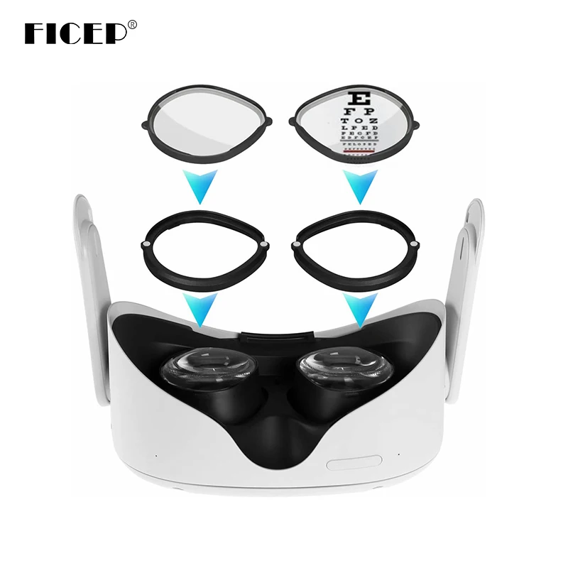 Oculus Quest2 Prescription Lenses Anti Blue Light Frame