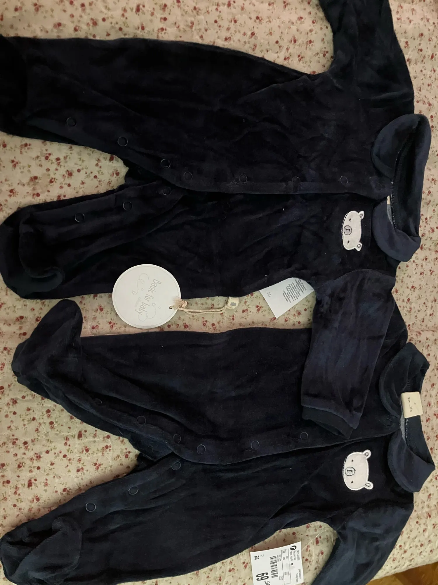 Cute White Full Sleeve Baby Jumpsuit photo review