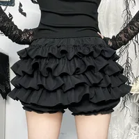 Jupes e-girl Harajuku Kawaii Y2K pour femmes, jupe-culotte avec pendentif croisé, robe courte esthétique Fairycore, Vintage, gothique, Punk, Short à gâteau 4