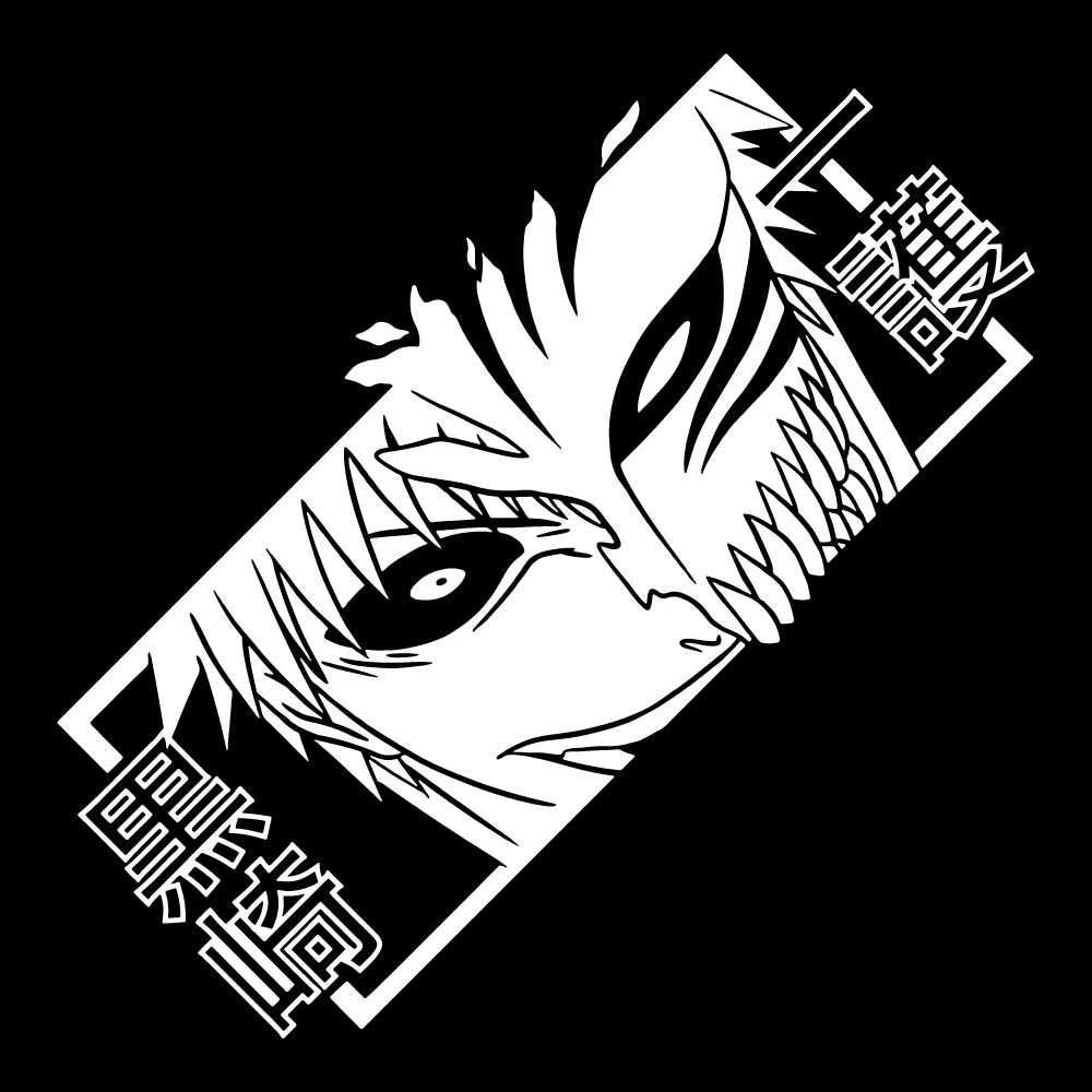 Anime-Inspired Waterproof Car Sticker featuring Ichigo Kurosaki – Stylish Japanese Design