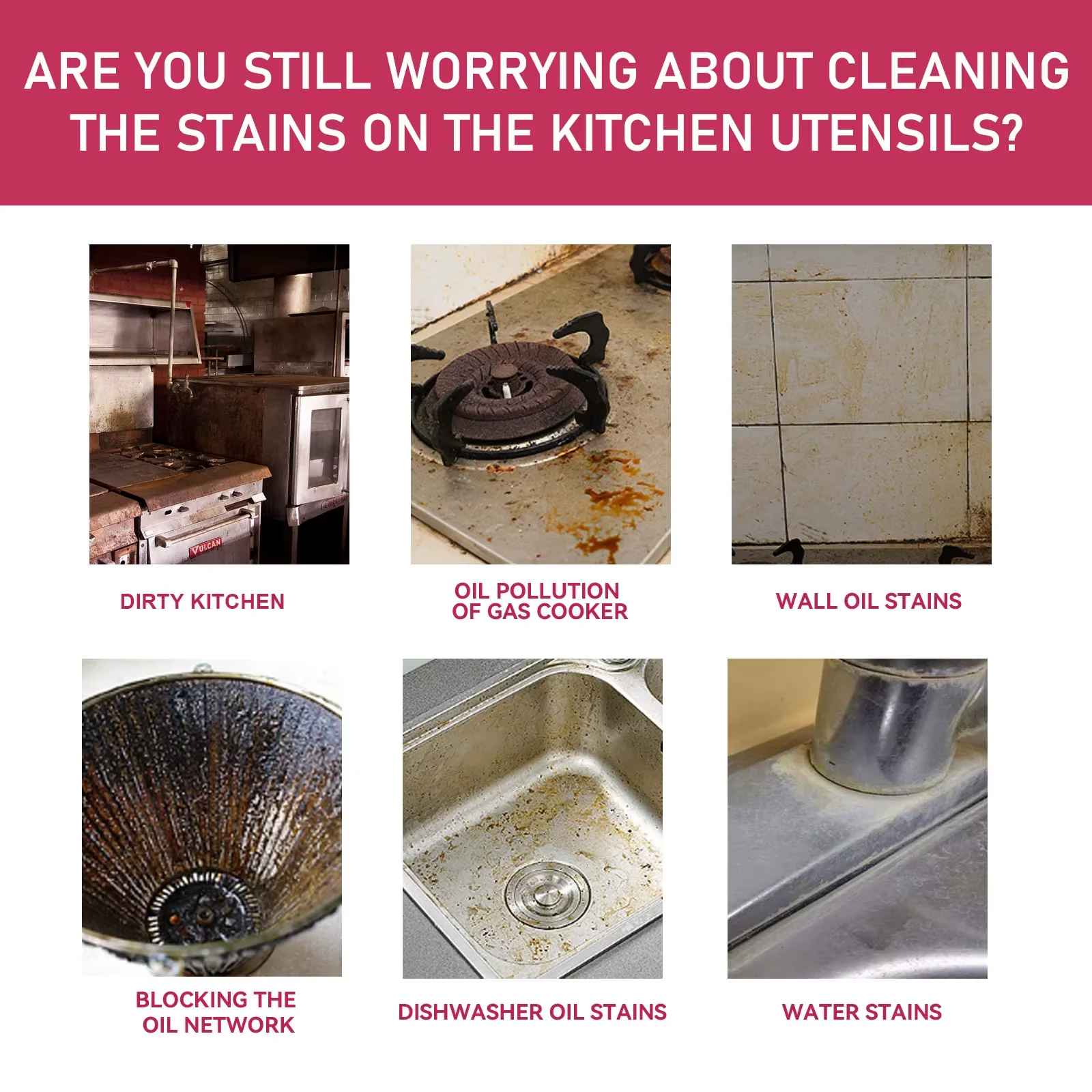 Heavy Duty Grease Remover Cleaning Cream for Kitchen