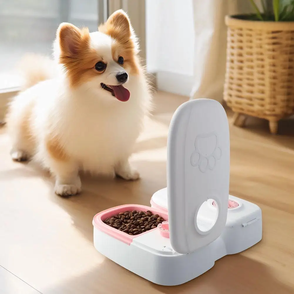 Automatic Feeder For Cats And Dogs With Timer Smart Food Dispenser For Wet Dry Food Dispenser Timer Bowl Pets Feeding Suppl I4L3