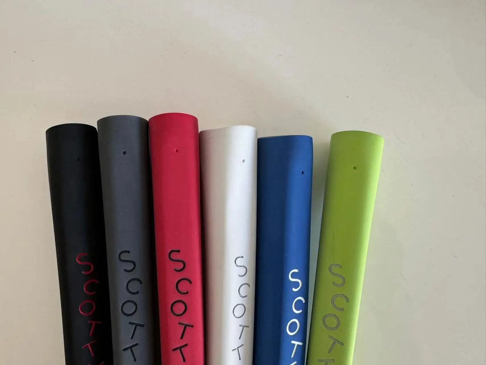Golf putter grips Head T-shape Rubber Pistol Contour 6 Colors