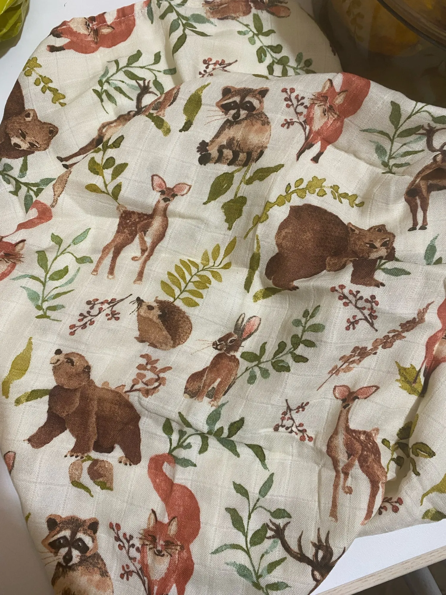 Bamboo Baby Blankets Newborn Muslin Swaddle 120x120 Nursery Blanket Baby Wrap Swaddle Blanket Super Soft photo review