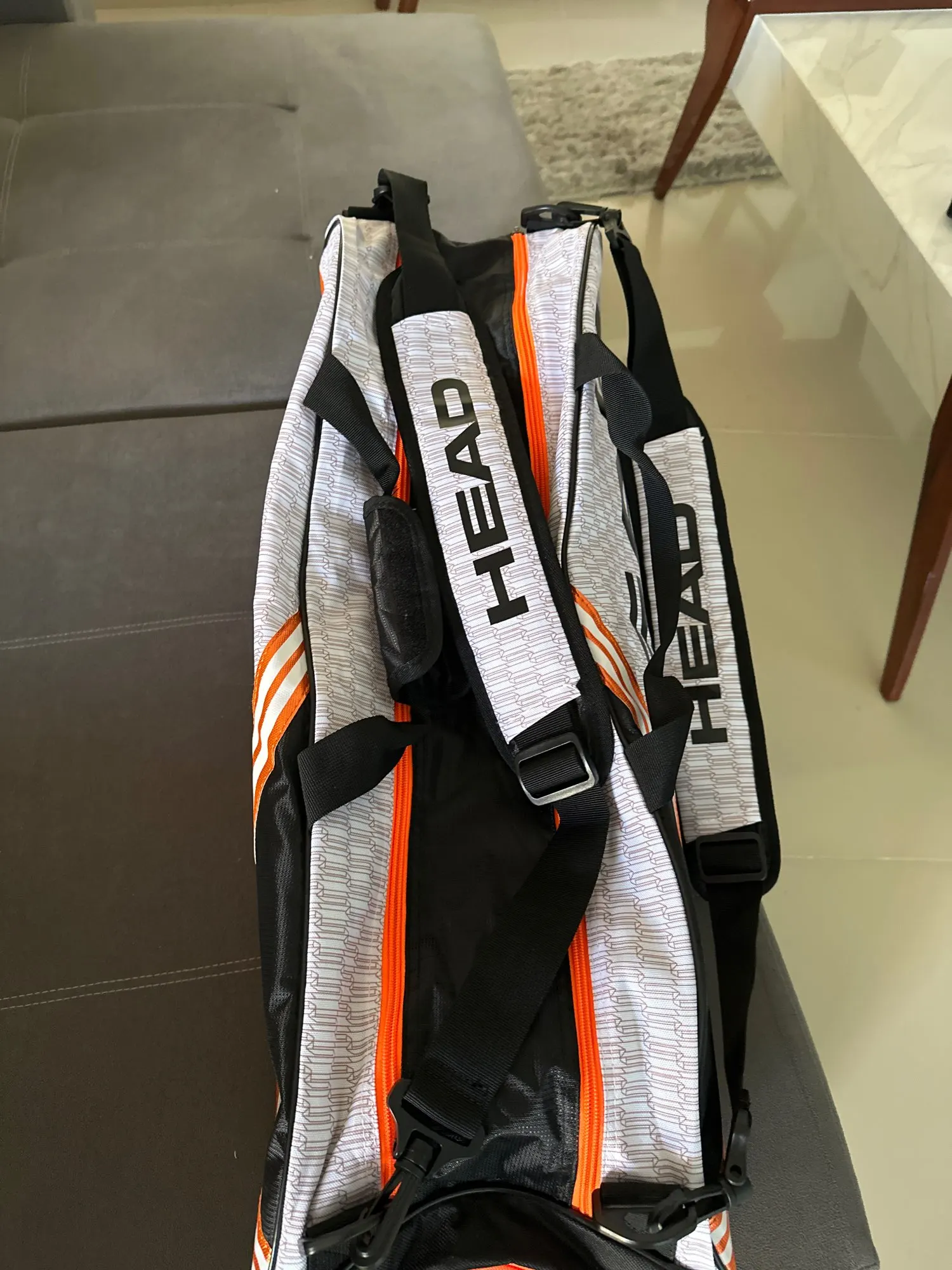 HEAD Tennis Rackets Bag Large Capacity 6-9 Pieces Tennis Backpack Badminton Gymbag Squash Racquet Bag With Separated Shoes Bag photo review