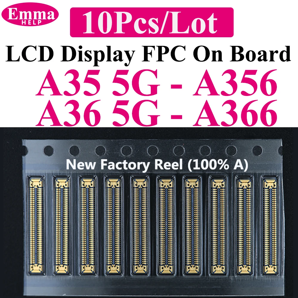 10pcs LCD Display Screen Flex FPC Connector - 40 78 Pin Plug On Board