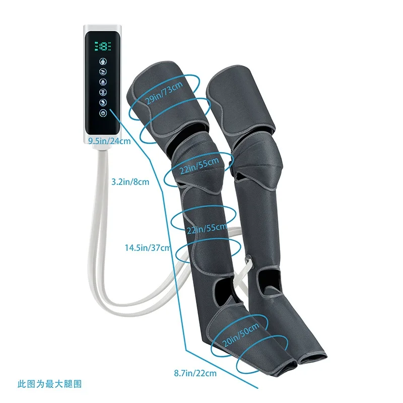 Air Leg Massager with Inflatable Pressure Therapy for Circulation