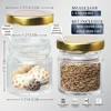 Small Glass Jars with Lids, 1.5 oz Mini Jam Jars, Small Honey Jars for Favors, Candle Jars for Candle Making for Gifts 2