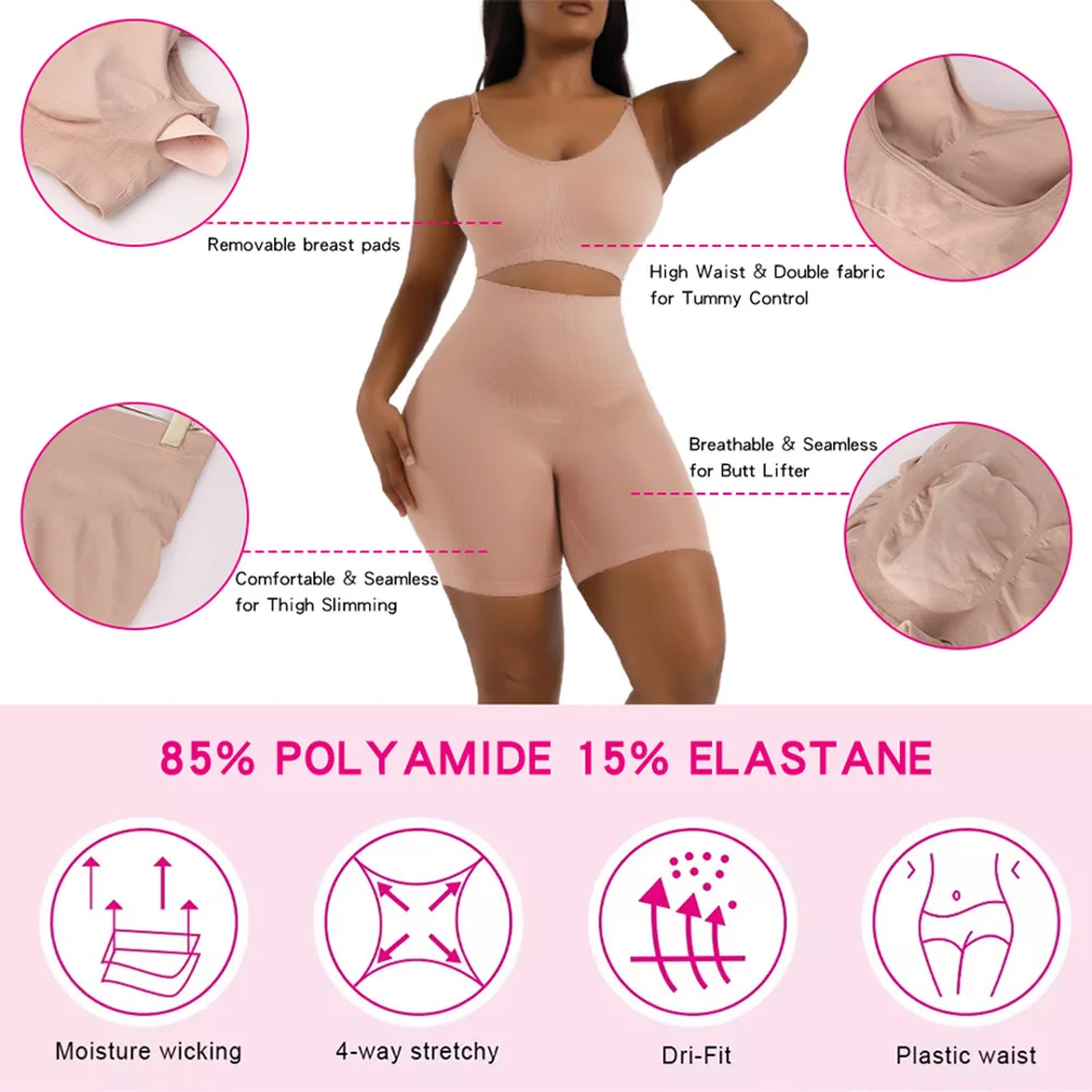 Two Piece Colombia Shapewear Set Woman Butt Lifter Skims Underwear Tummy  Control High Waist Body Shaper Slimming Faja Post Surge