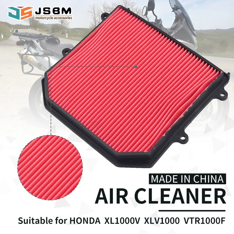 JSBM Motorcycle Accessories Air Filter Intake Cleaner For Honda XL1000V XL1000 V VA Varadero ABS 2003 2004 2009 2005-2013