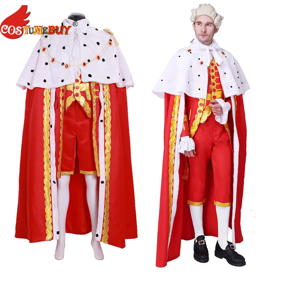 Costumebuy Tudor George Washington King Cosplay Musical Hamilton Performance Costume Outfit Custom Made