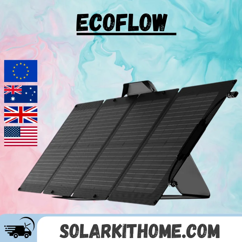 Pannello Solare Portatile Bifacciale Ecoflow 220W