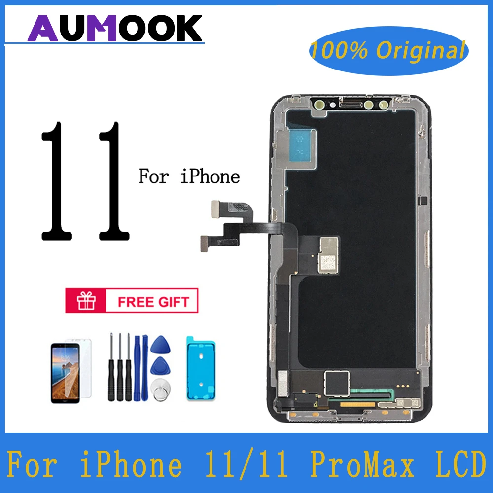 Original LCD For iPhone 11 Pro Max AAA+ OLED Pantalla For iPhone 11 With 3D  Touch Digitizer Assembly For iPhone 11 LCD Display| | - AliExpress