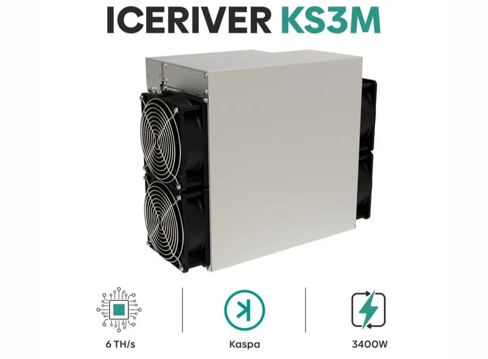 Cr Acquista 2 Ottieni 1 Gratis Iceriver Ks3M (6.0Th/S) Kaspa (Kas) Miner Immediatamente Disponibile