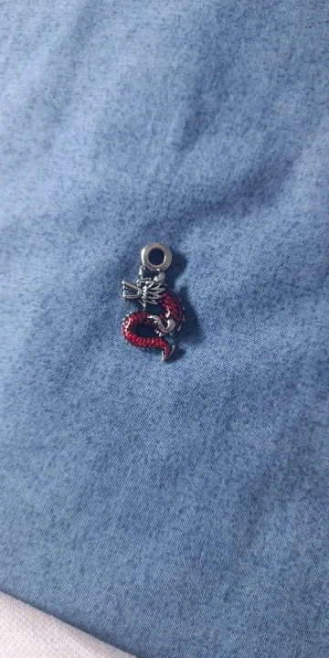 Red Dragon Charm Necklace – Protection and Strength