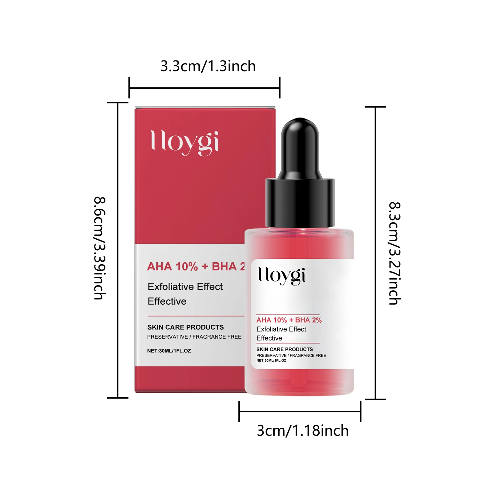 Hoygi Exfoliating Face Serum Tightening Pores Reduce Fine Lines Dark Spot Corrector Improve Skin Tone Moisturize Face Skin Serum
