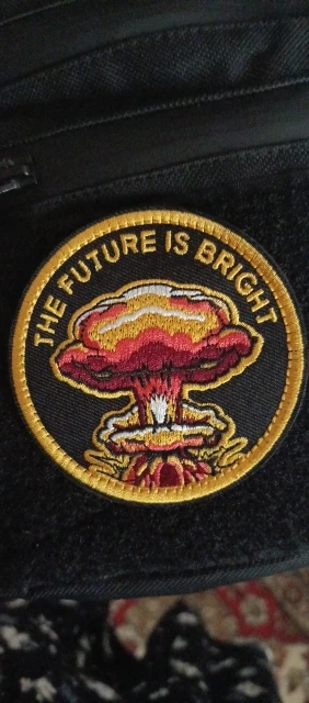 The future is bright patch photo review