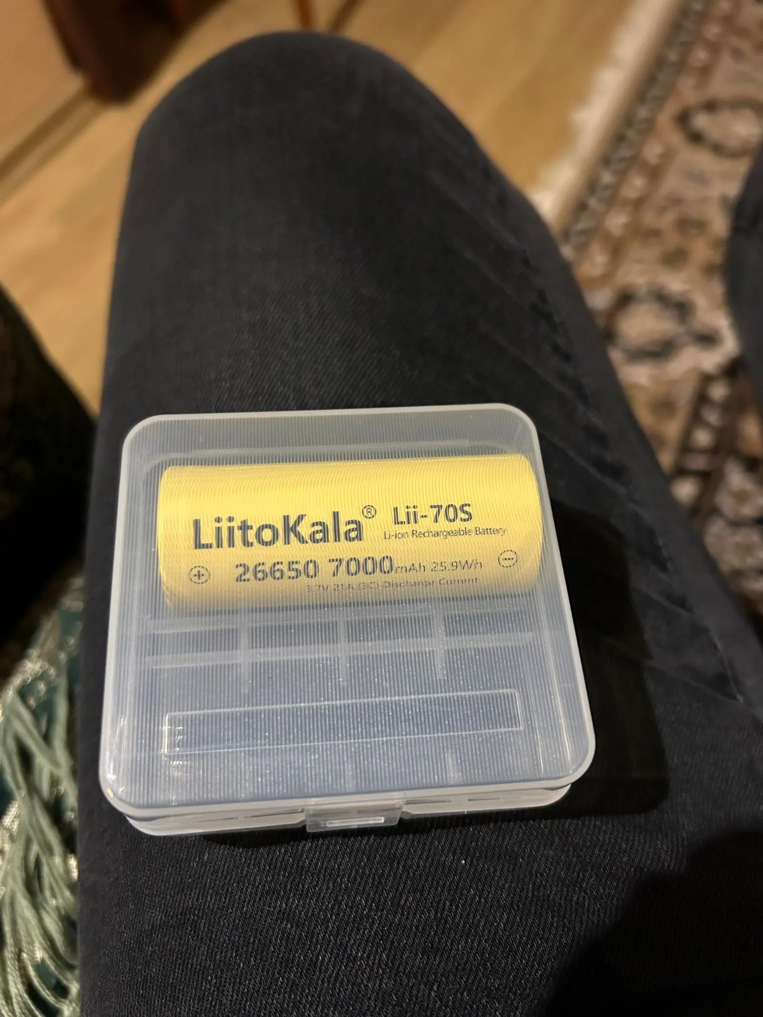 1-30pcs LiitoKala LII-70S 26650 3.7V 7000mA 35A power Rechargeable lithium battery 26650 Suitable for Flashlight batteries photo review