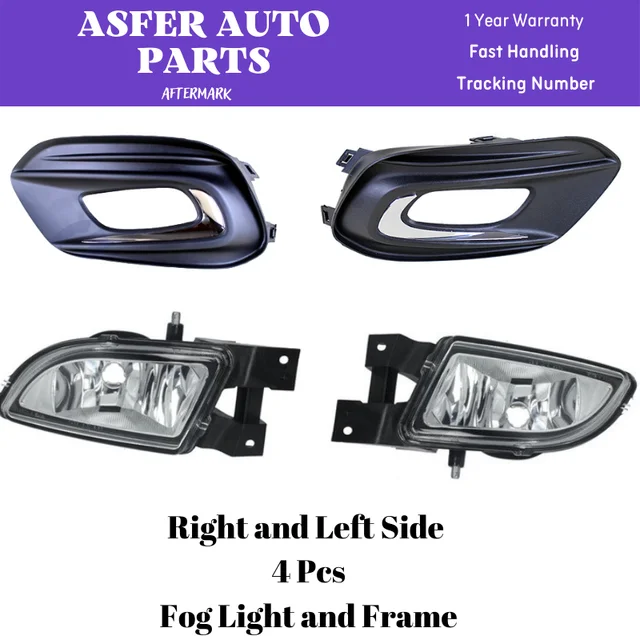 Fog Light and Frame For Fiat Tipo (Egea) Dodge Neon Accessories