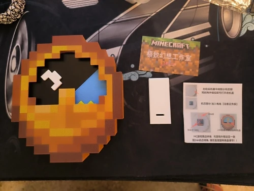 Lootify - Mc 12-24 Hour Clock Sun - Moon Battery Usage Only