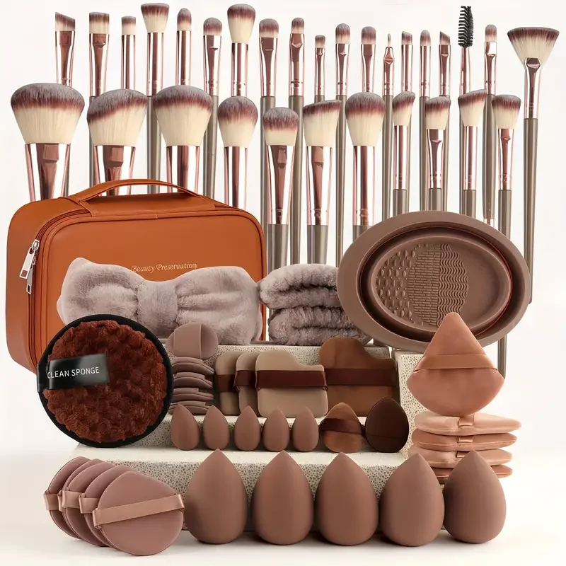 3-20Pcs Premium Makeup Brushes Set Soft Fluffy Beauty Cosmetic Foundation Makeup Brush Eyeshadow Blush Kabuki Make Up Tools_voghion.com