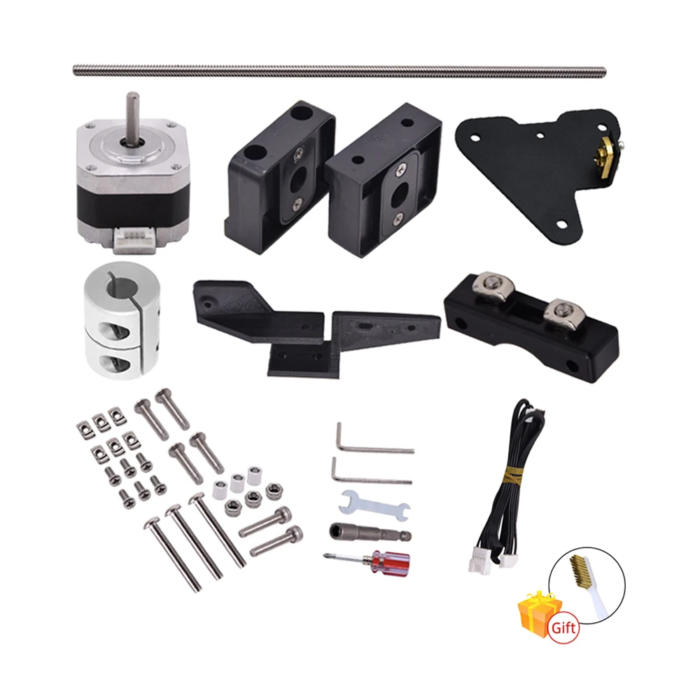 Kit Duplo da Elevação do Parafuso da Ligação da Linha Central z com Substituição do Motor Deslizante para Cr10 Cr10s Ender Ender Pro Ender v2 Impressora - Imagem 3