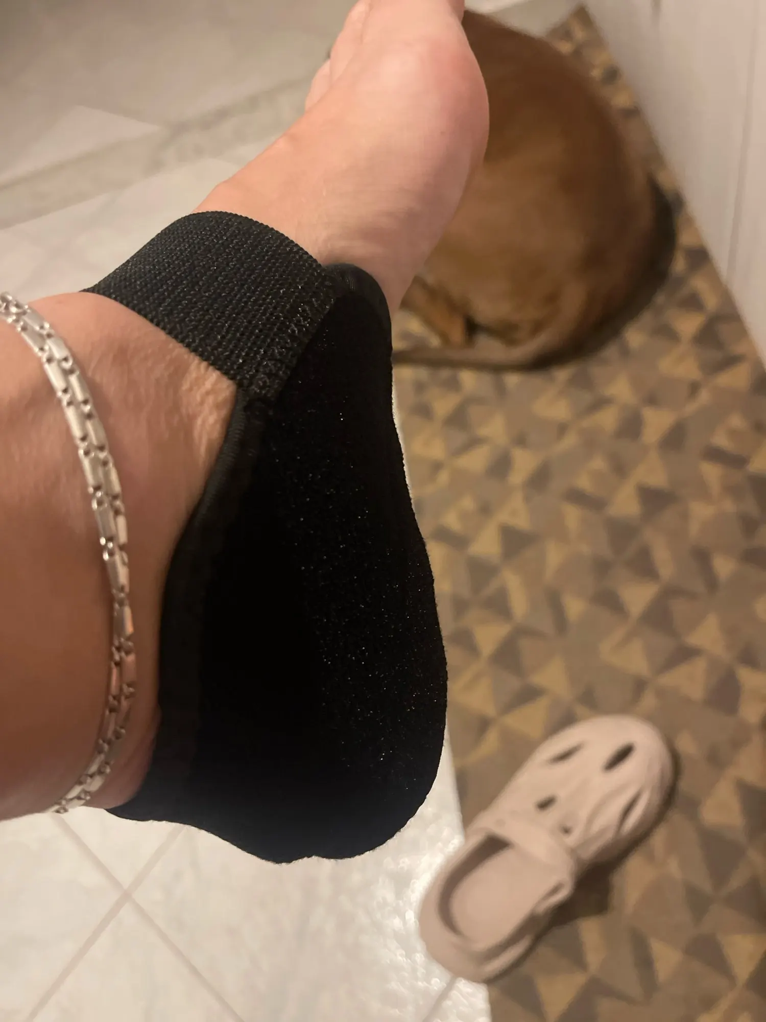 1 Pair Invisible Height Increase Silicone Socks Gel Heel Pads Orthopedic Arch Support Heel Cushion Soles Insole Foot Massage New photo review