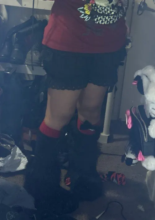 Ruffled Dark Bloomers - Mall Goth Aesthetic photo review